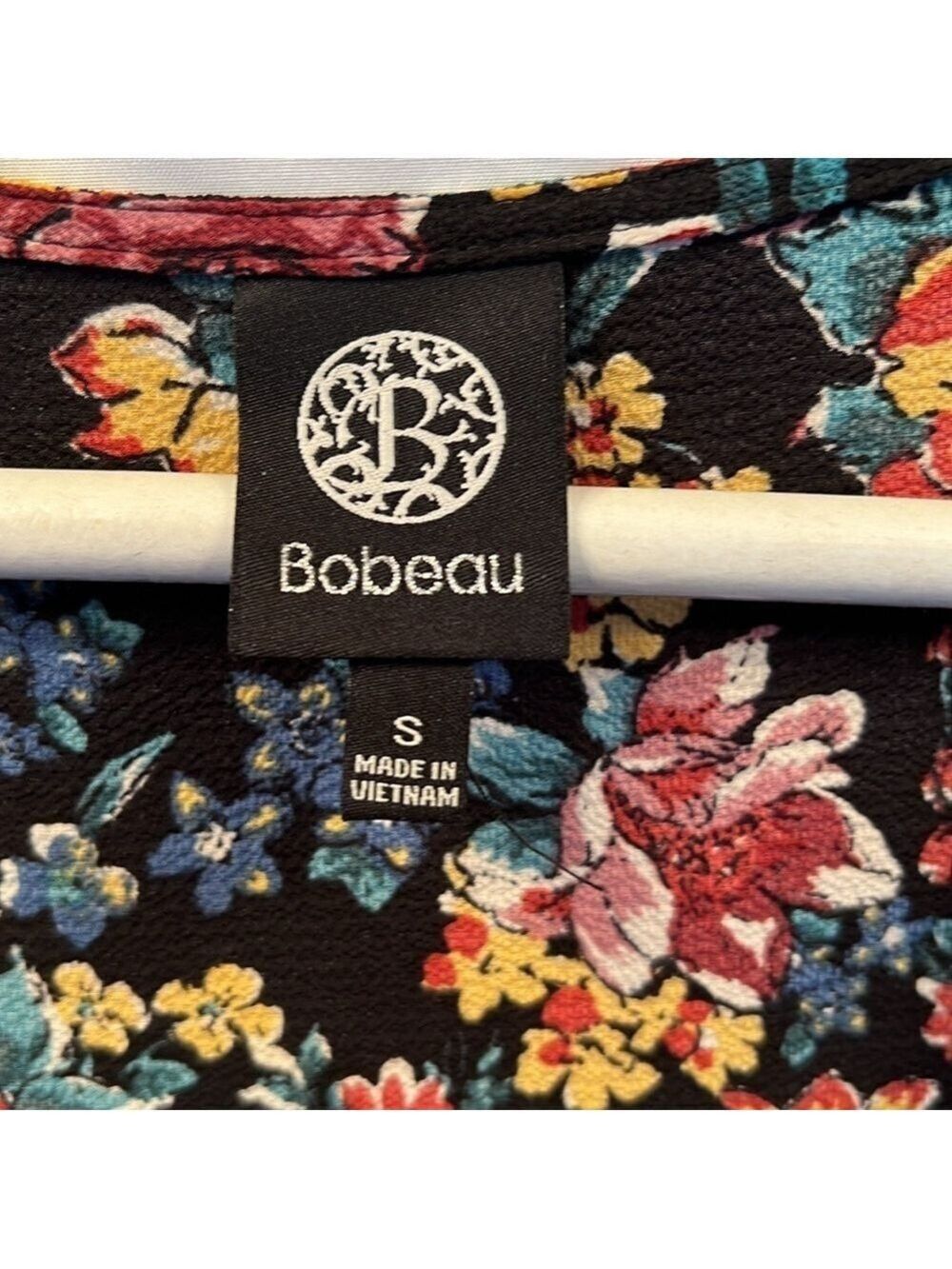 Bobeau Maxi Wrap Dress, SZ S, PTP 18”, L 54” Curves up in front, Elegant Look - Picture 11 of 11